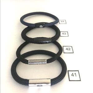 Bracelets. Leather and Rope. Clearance Collection